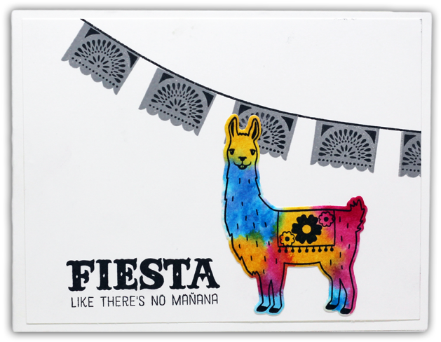 Tie Dyed Llamas By Understand Blue - Llama (650x509), Png Download