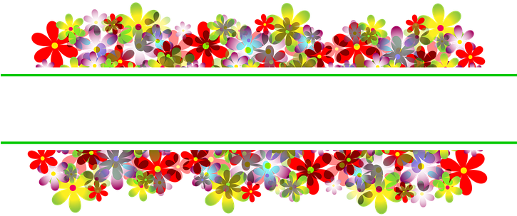 Flowers Floral Pattern Banner Postcard Hol - My Prayer Journal Thoughts: A Talk Wtih God (724x340), Png Download