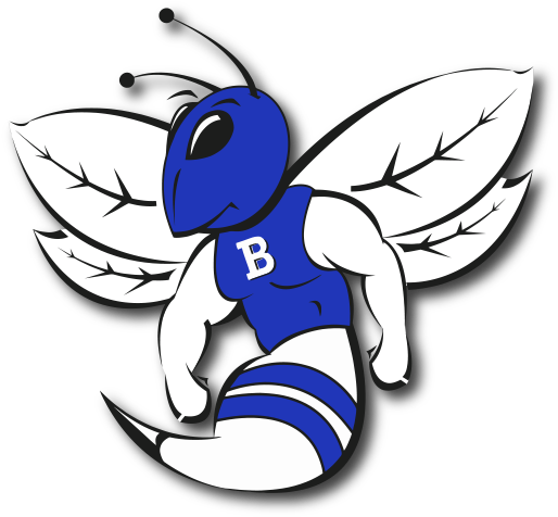 Blue Hornet - Bryant High School Hornets (525x480), Png Download