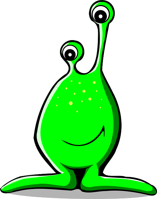 This Week I've Had My Mind Bent Into All Sorts Of Shapes - Alien Clipart (505x640), Png Download