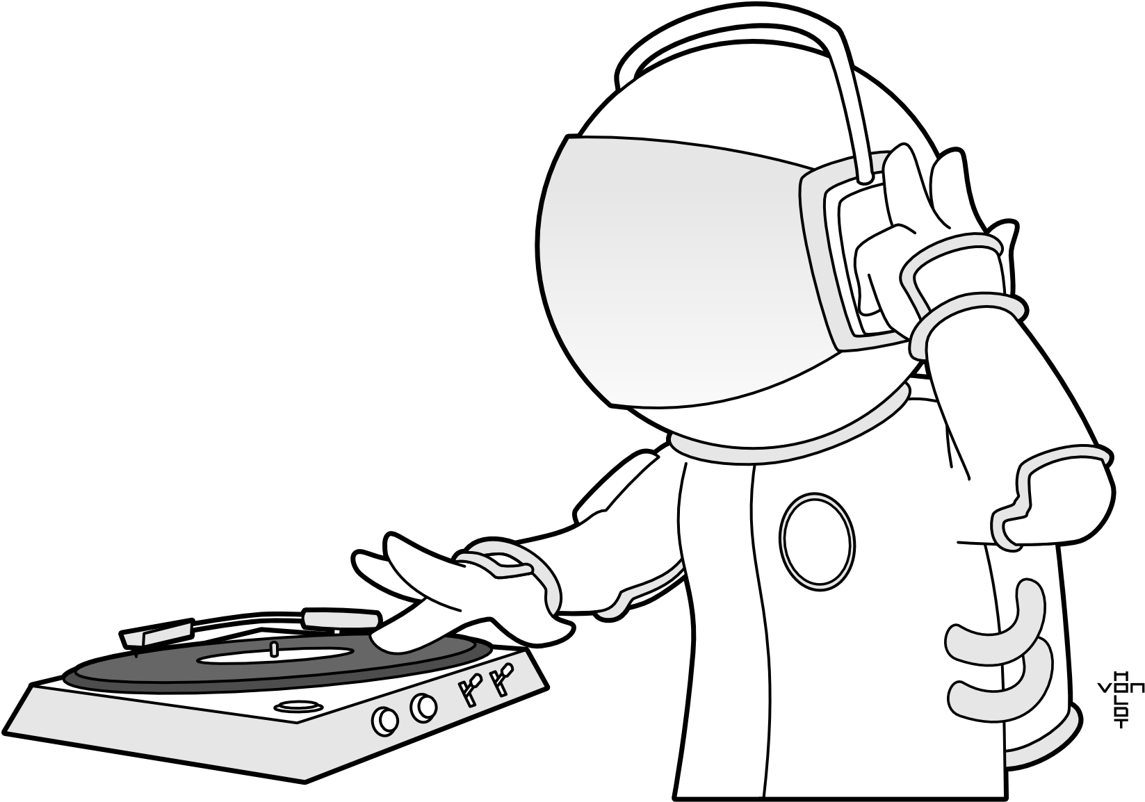 Jpg Library Stock Dj A Day Space - Space Doodles Png (1900x1300), Png Download