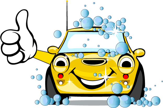 Car Wash Equipment In All Of Broward County We Never - Yellow Car Wash Cartoon (678x442), Png Download