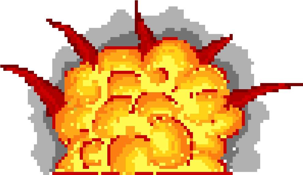 Explosion - Explosion Pixel (1090x630), Png Download