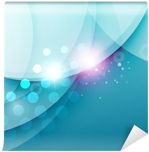 Fotomural Olas Elegantes De Colores Con Destellos De - Light (400x400), Png Download