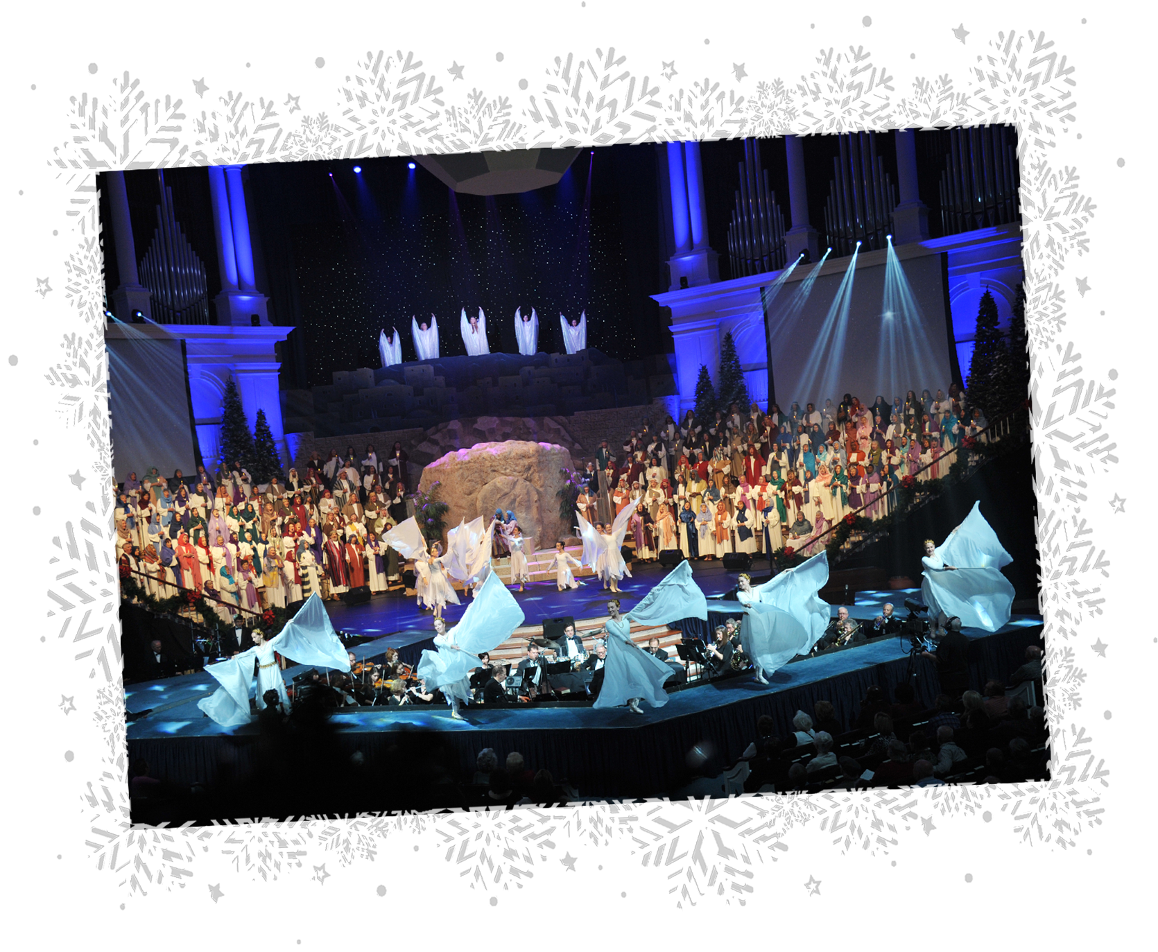 Christmas Lights, Glorious Music, And A Cast And Crew (2100x1500), Png Download