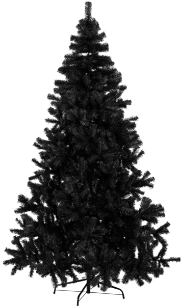 Christmas Tree Quebec - Matte Black Christmas Tree (600x600), Png Download