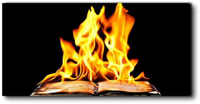 Burning Book No Background (654x354), Png Download