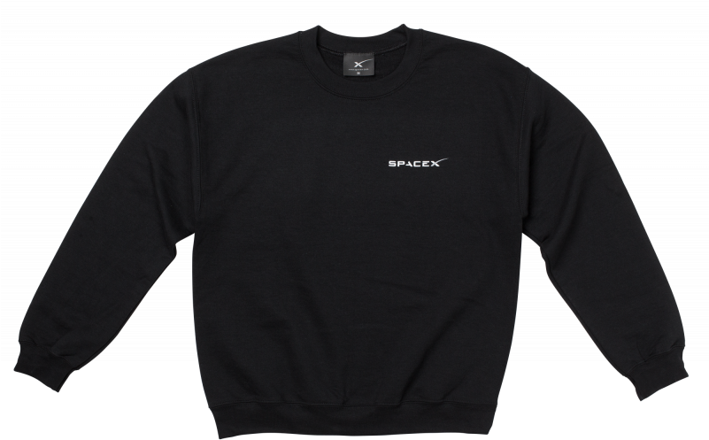 Spacex Sweatshirt - Spacex Sweater (800x800), Png Download