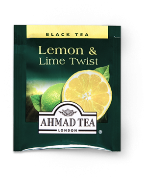 20 Foil Teabags - 2-pack Lemon & Lime Twist Black Tea - 20 Foil Bags (350x392), Png Download