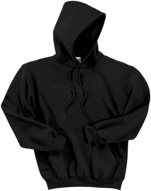 Gildan Dryblend Pullover Hooded Sweatshirt 12500 Black - Rick And Morty Merch Jumper (750x750), Png Download