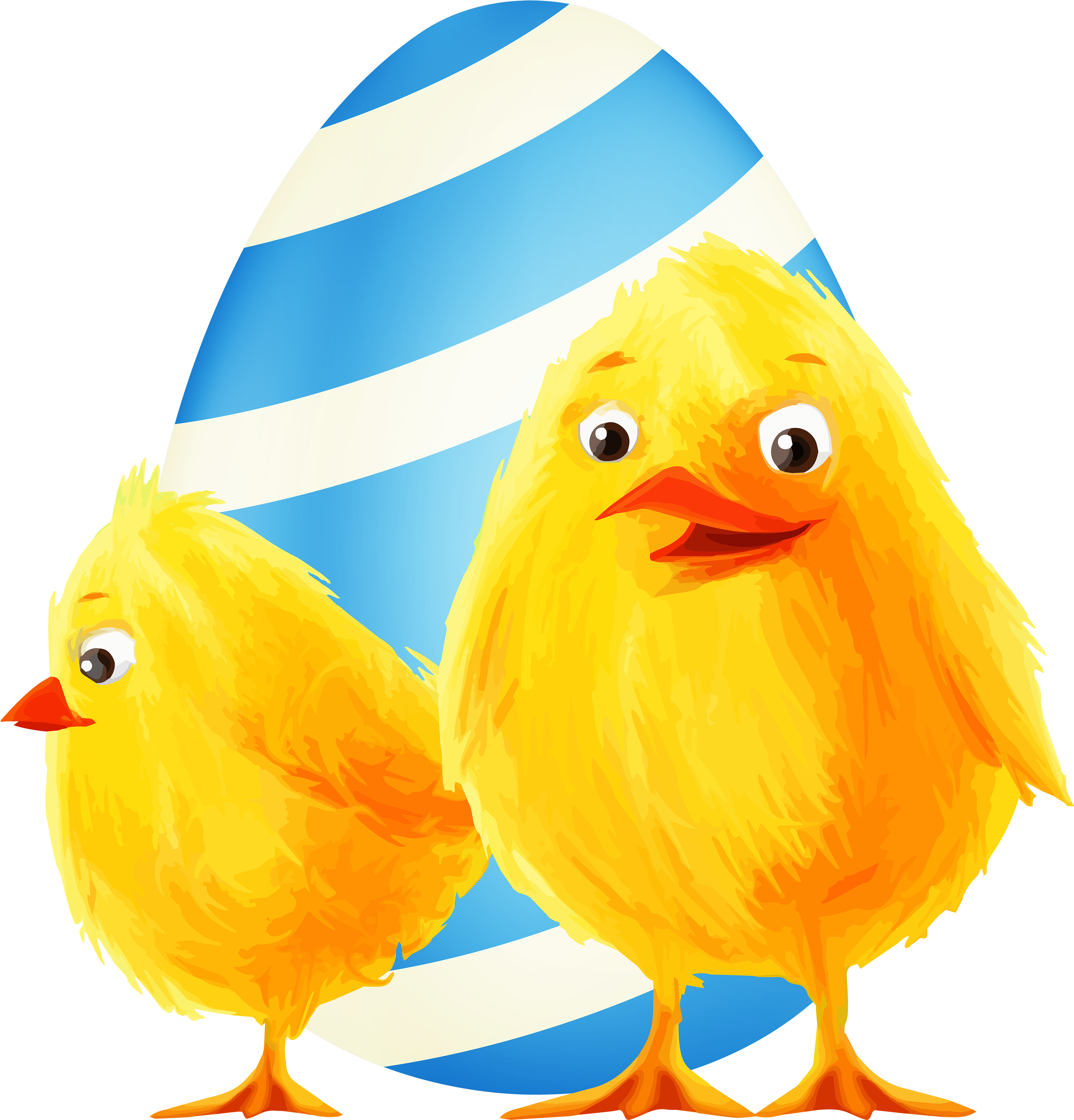 Easter Chickens Png Clip Art Image - Chicken (3881x4000), Png Download