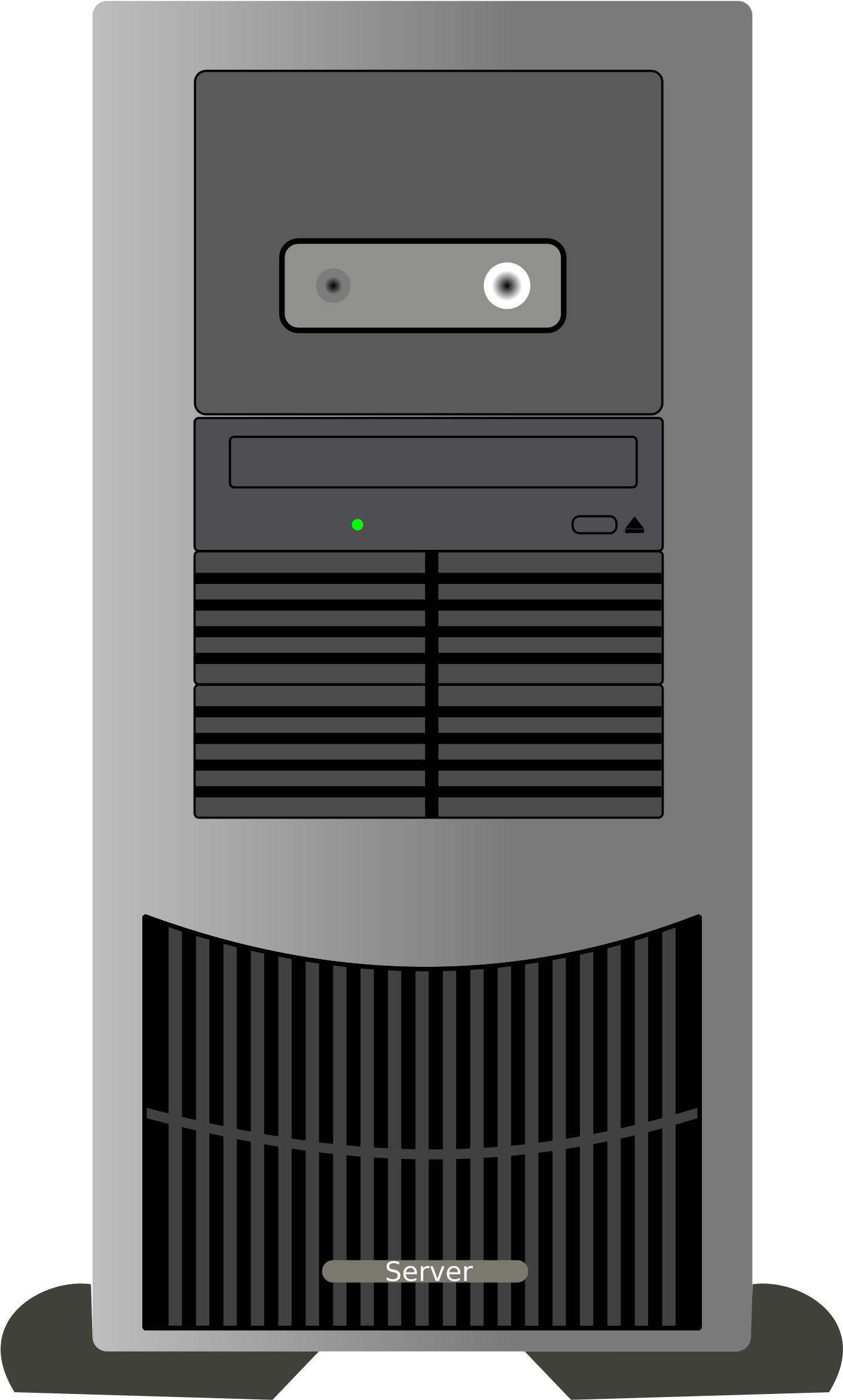 Server Png - Computer Tower Clip Art (1456x2400), Png Download