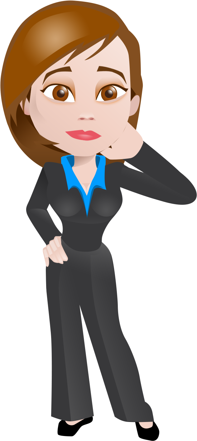 Business Woman With Confused - Unrecognised And Unaccounted Work (1200x1600), Png Download