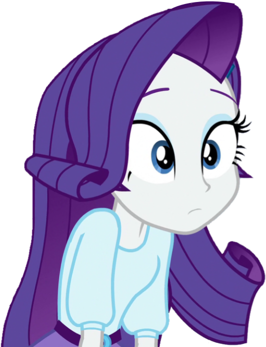 Anna Transparent Confused - Rarity Eg Dance Magic (543x699), Png Download
