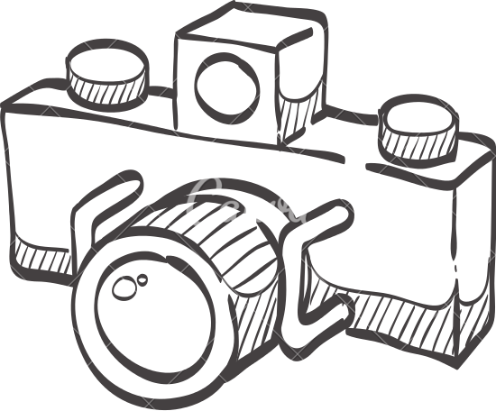 Camera Outline Drawing At Getdrawings - Camera Outline Png (550x456), Png Download
