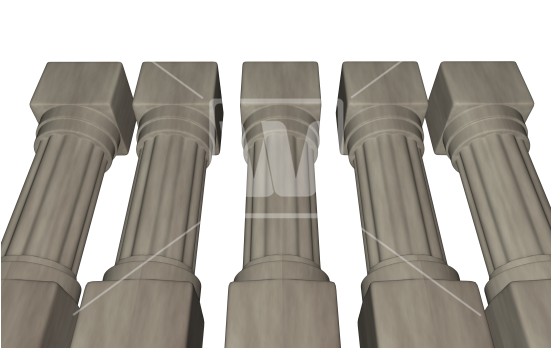 Concrete Columns - Reinforced Concrete Column (550x361), Png Download