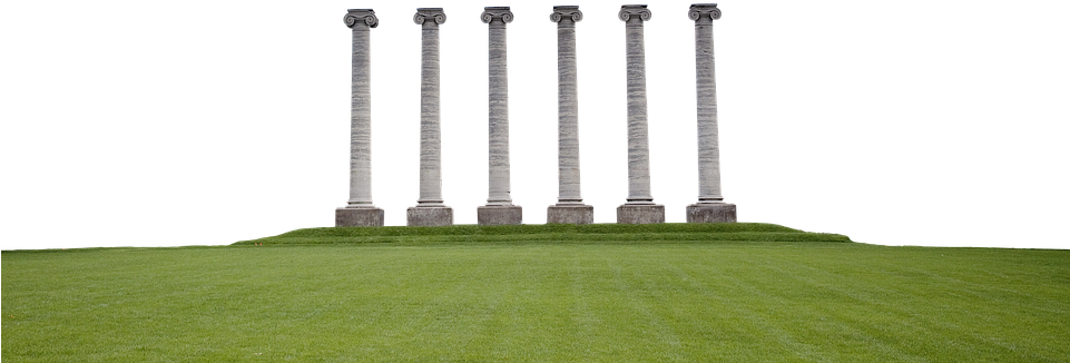 Columns, Pillars, Architecture, Ancient, Classical - Jesse Hall (960x692), Png Download