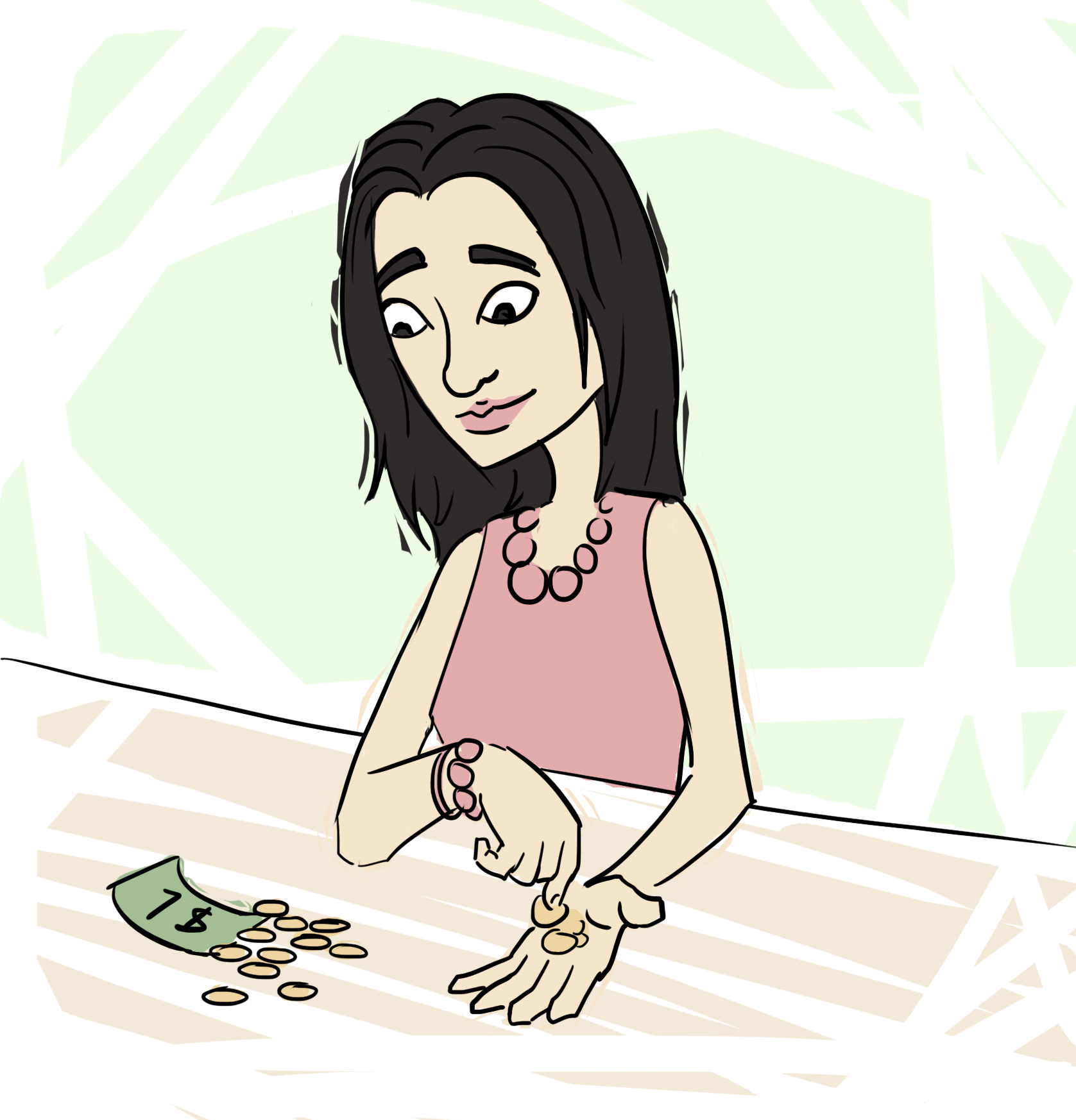 Not To Be Confused With A Business Model, Your Revenue - Girl (1677x1746), Png Download