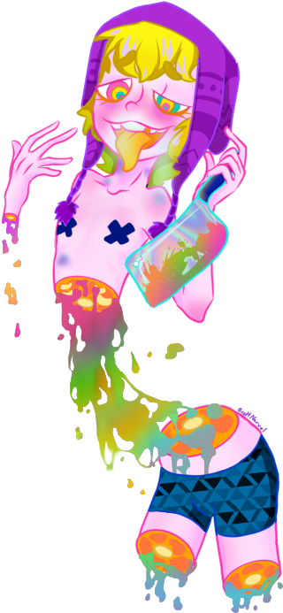 I Have A Long Time Without Drawing This Old Oc - Illustration (500x707), Png Download