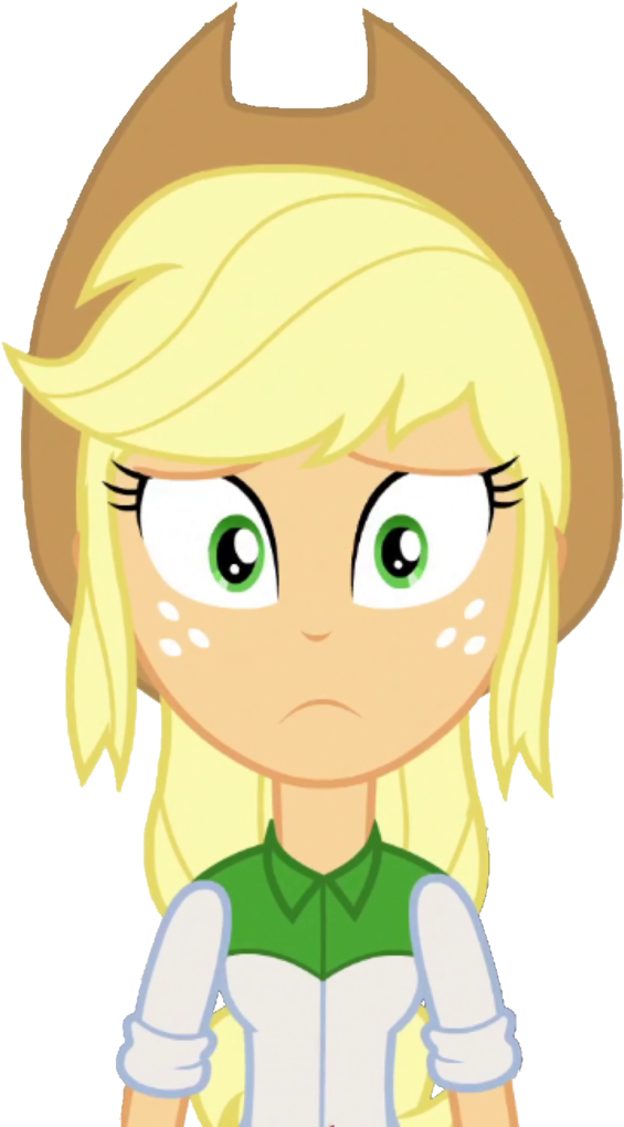 Thebarsection, Clothes, Confused, Cowboy Hat, Equestria - Applejack (585x1024), Png Download