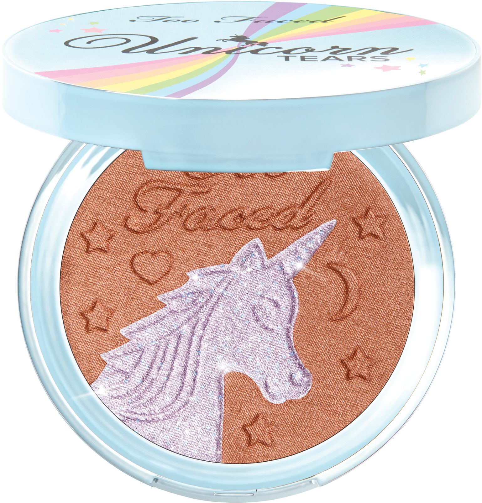 Unicorn Holographic Bronzer - Unicorn Tears Too Faced Bronzer (2000x1800), Png Download