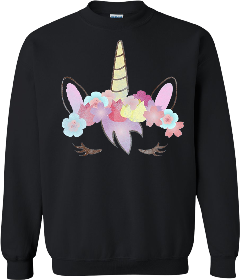 Vintage Cute Unicorn Face T Shirt Hoodie Sweater - Yosemite Park T-shirts (1155x1155), Png Download