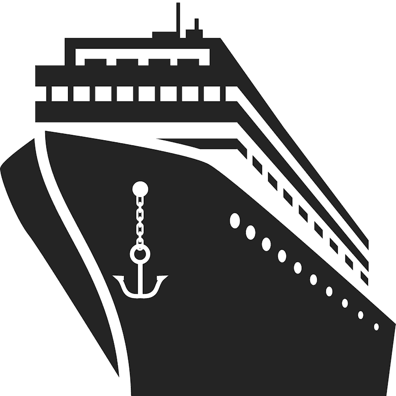 Luxury Rubber Stamp Nautical - Seaport Icon (800x800), Png Download