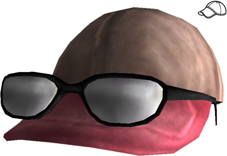 Ballcap With Glasses - Glasses (765x557), Png Download