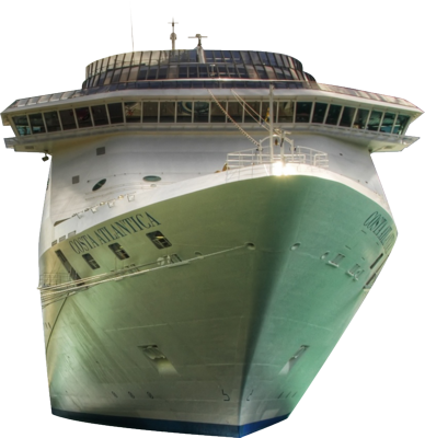 Cruise Ship Psd, Free Vector - Costa Atlantica Cruise Ship 32x24 Wall Print Poster (388x400), Png Download