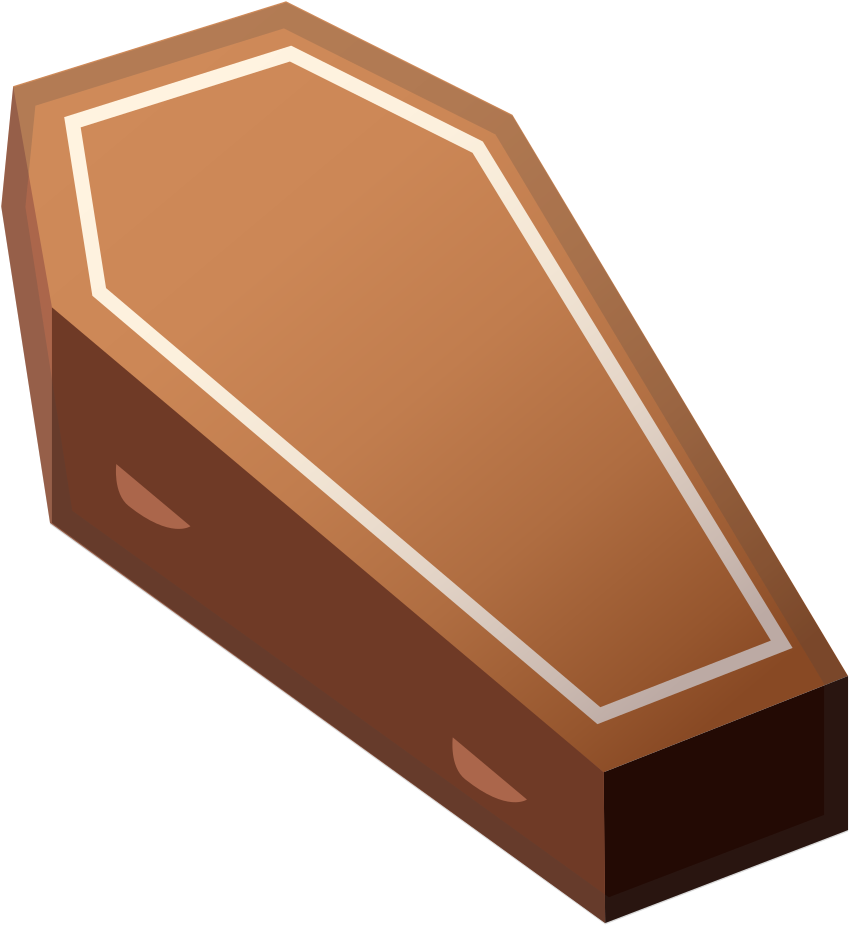 Coffin Clipart Png - Coffin Icon (1024x1024), Png Download