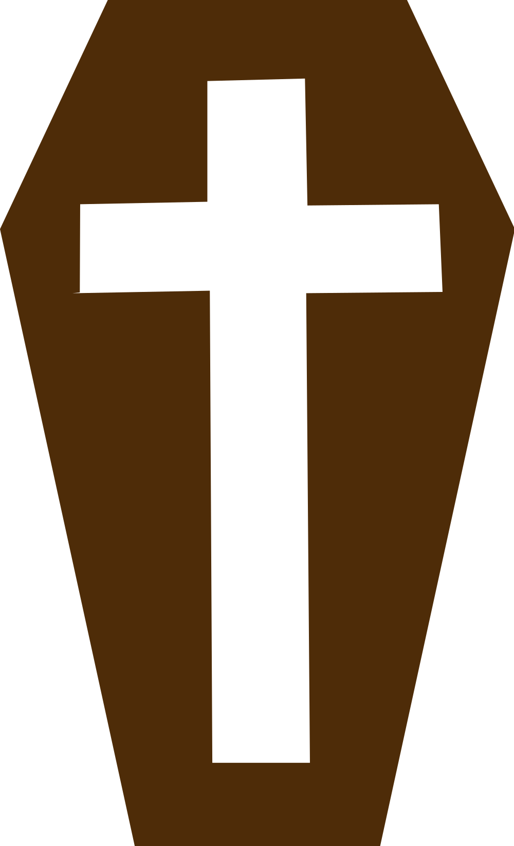 Png Download Coffin Clipart Vector - Coffin Svg (1000x1646), Png Download