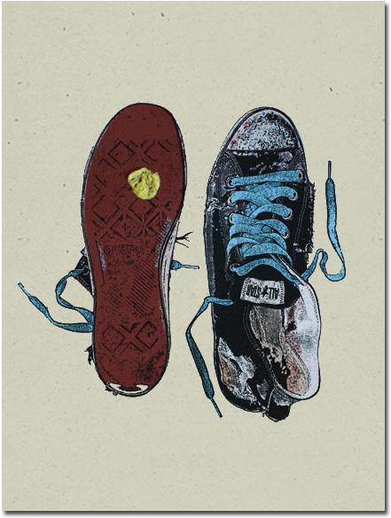 "final Nail In The Coffin" The Gum Is A Dollop Of Vinyl - Illustration (504x648), Png Download