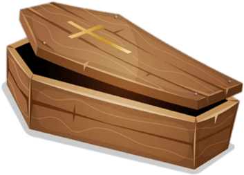 Coffin Clipart (400x400), Png Download