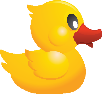 Drawing Ducks Rubber Duck Svg Stock - Rubber Duck Icon Transparent (370x330), Png Download