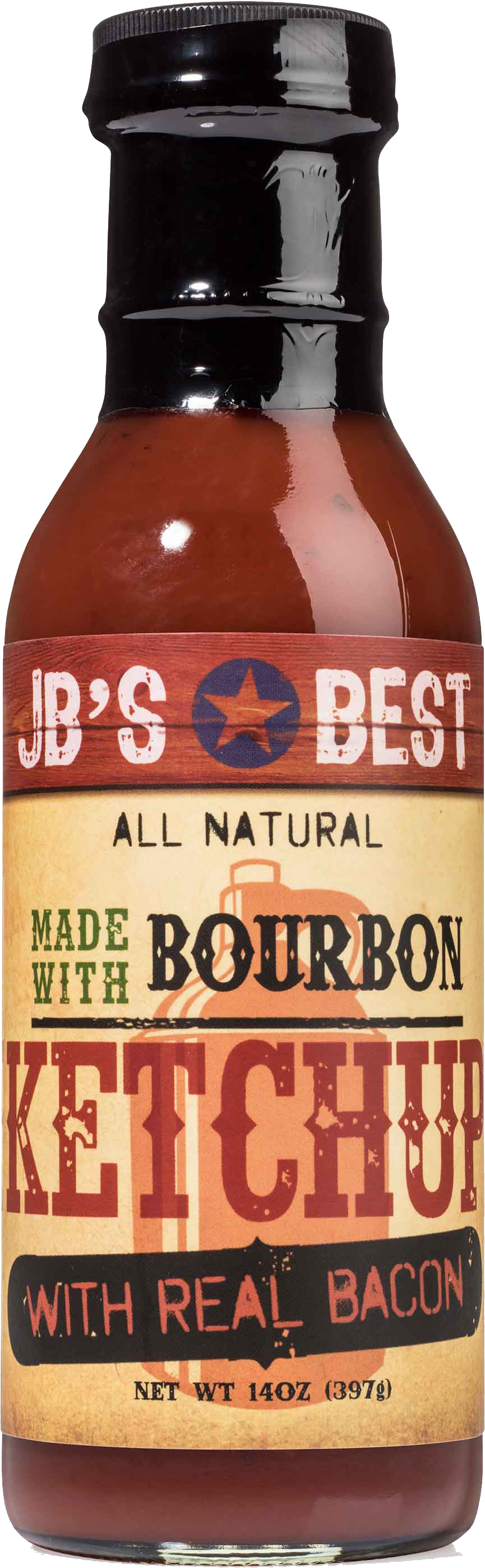 Bacon Ketchup - Jb`s Best Bbq-sauce Ghost Pepper (3000x3000), Png Download