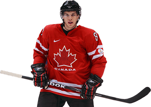 Marie Philip Poulin Was The Youngest Player On Canada's - Team Canada Hockey Player (504x358), Png Download