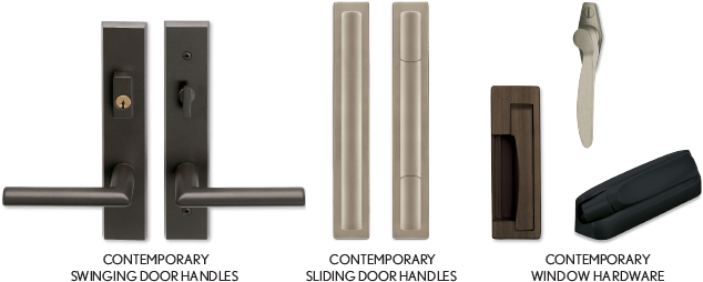 Deceptively Sturdy, Our Hardware Looks Too Beautiful - Marvin Contemporary Lever (642x272), Png Download