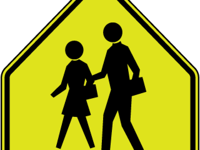 School Zone Sign Canada (640x480), Png Download