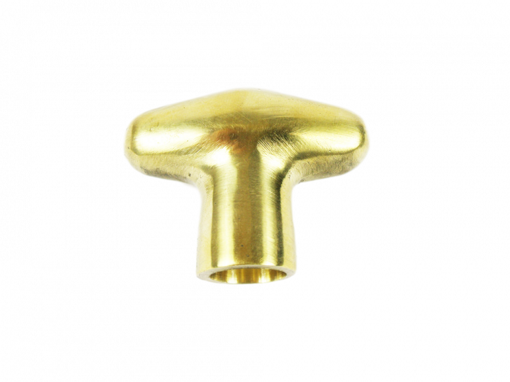 Left Hand Door Knob Brass (740x555), Png Download