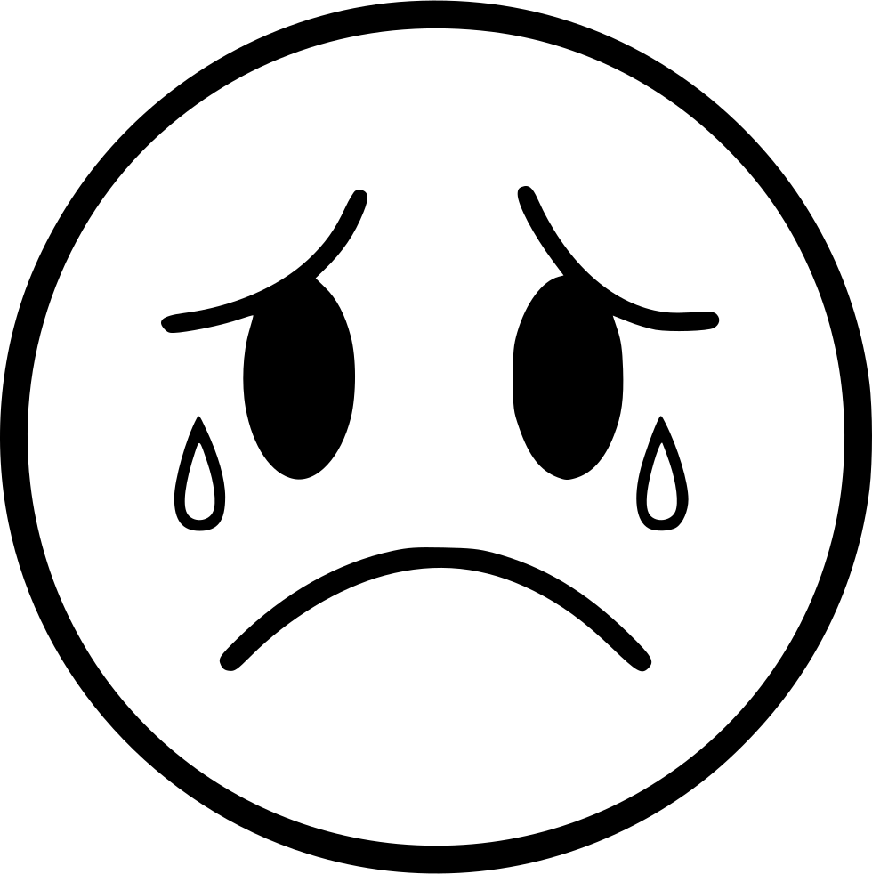 Png File Svg - Depressed Icon (980x982), Png Download