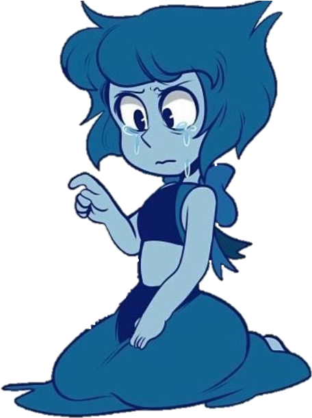 Depression Hurts - Steven Universe Lápis Lazuli (640x629), Png Download