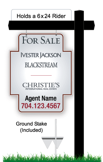 28" X 24" Ij Hanging Signs - Christie's International Real Estate (345x542), Png Download