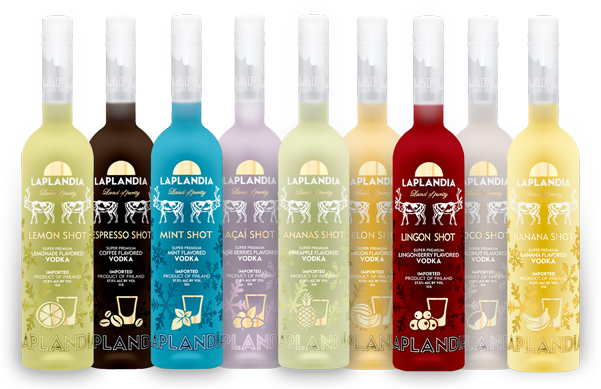 Laplandia Flavoured Vodkas - Водка Лапландия (600x400), Png Download