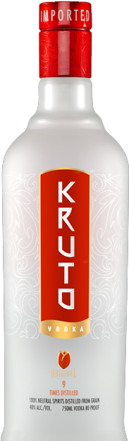 9 Times Distilled - Kruto Vodka (960x621), Png Download