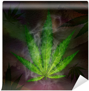 Esrar Yaprağı Duvar Kağıdı (400x400), Png Download