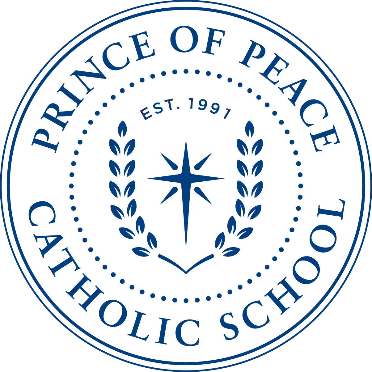 Prince Of Peace Catholic School Promotes Catholic Values - Circle (1204x1204), Png Download