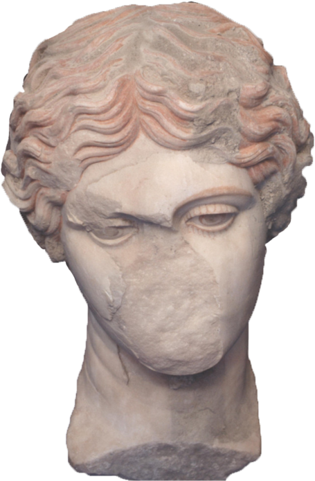 Ooolesya - Vaporwave Statue Png Transparent (500x716), Png Download
