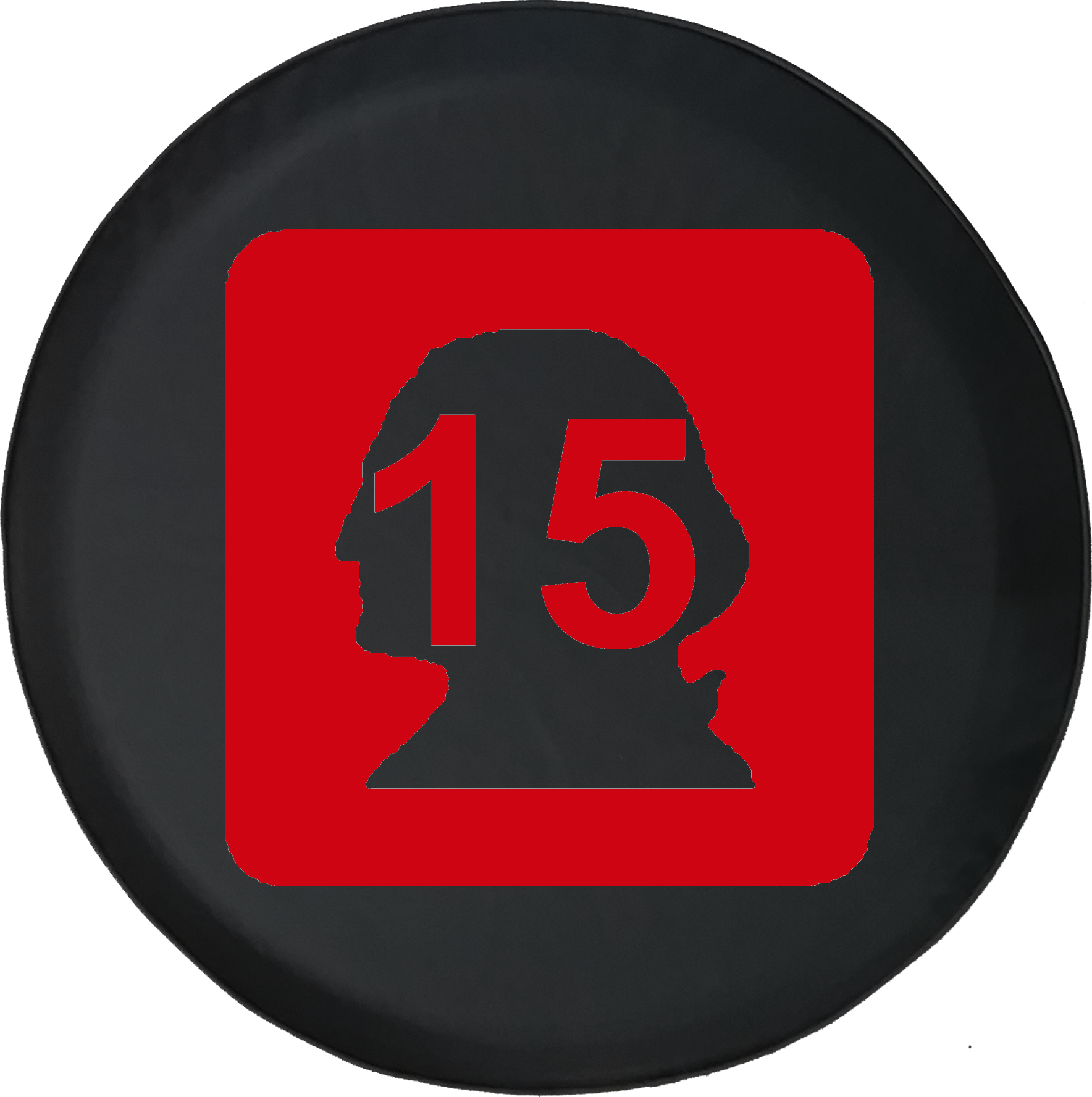 Washington State Route Highway 15 Scenic Road Sign - Number (1768x1777), Png Download