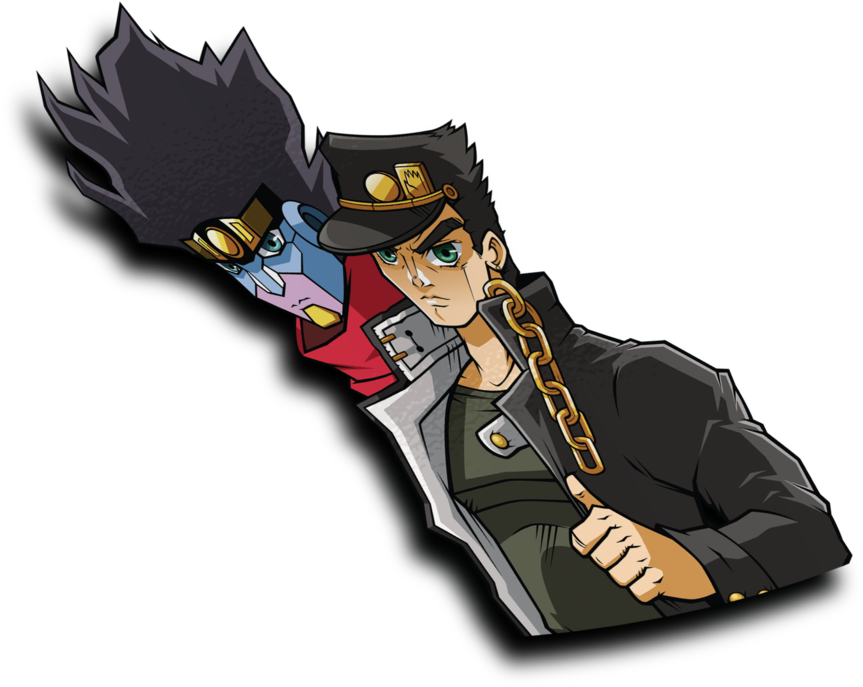 Jotaro Kujo Half Peeker Sticker - Batgirl (1280x1280), Png Download