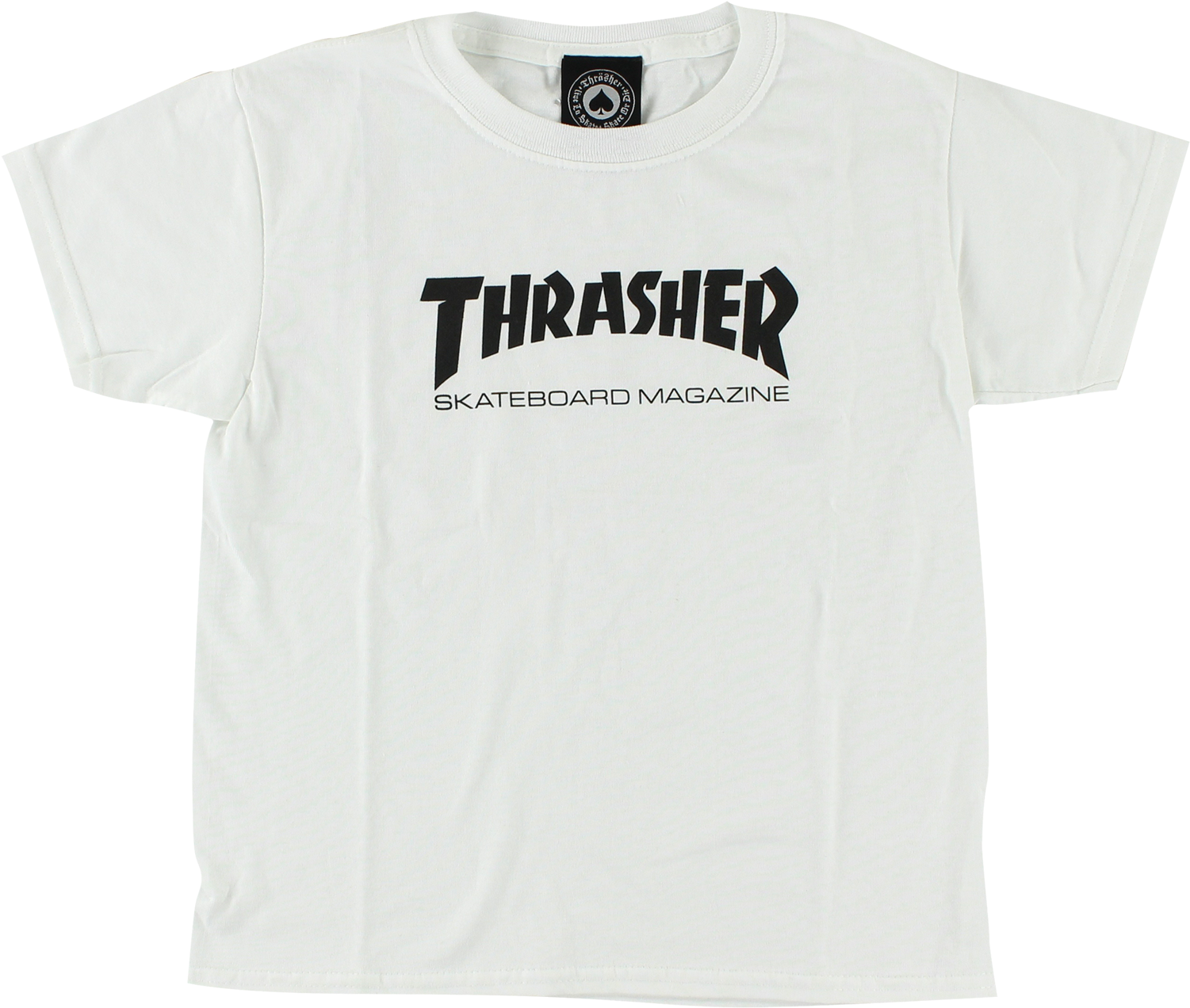 Thrasher Mag Logo Yth Ss M-white - Haw Lin T Shirt (1500x1500), Png Download